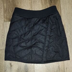 Prana Black Chevron Mini Skirt
